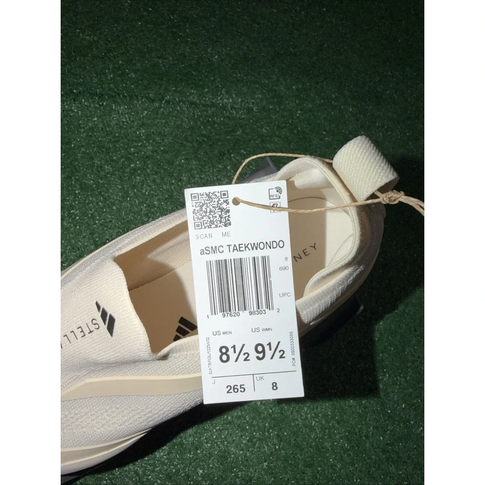 Adidas TAEKWONDO By Stella McCartney Low Top Training Shoes Beige‎ 8.5M/9.5W